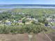 Picturesque aerial view of waterfront homes surrounded by lush greenery at 1866 Capri Dr, Charleston, SC 29407