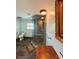 Bathroom with a walk-in glass shower and slate flooring at 1866 Capri Dr, Charleston, SC 29407