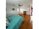 Bright bedroom with hardwood floors, a ceiling fan, natural light and closet at 1866 Capri Dr, Charleston, SC 29407