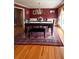 Elegant dining room features hardwood floors, crystal chandelier and a bay window for lots of natural light at 1866 Capri Dr, Charleston, SC 29407