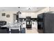 Well-designed kitchen featuring a sleek island, black appliances, and white cabinetry at 2172 Palermo Pl, North Charleston, SC 29406