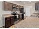 Kitchen with stainless steel appliances and light countertops at 251 Coosawatchie St, Summerville, SC 29485