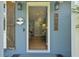 Inviting entryway with modern decor and a view into the spacious and bright living area at 2605 Mona Ave, Charleston, SC 29414