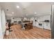 Finished basement with exercise area, dining area, and kitchenette at 2649 Starfish Dr, Johns Island, SC 29455