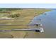 Beautiful scenic coastal marsh view with docks and picturesque waterway at 2649 Starfish Dr, Johns Island, SC 29455