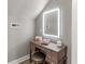 Stylish vanity with built-in lighting and storage at 2649 Starfish Dr, Johns Island, SC 29455