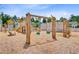 Community playground has swings, climbing wall, slide, and picnic tables for hours of fun at 266 Torslanda Ln, Summerville, SC 29486
