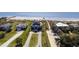 Overhead image of a beach house with ample parking, lawn and scenic ocean views at 3004 Point St, Edisto Island, SC 29438