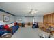 Cozy living room with nautical-themed decor and comfortable seating at 3004 Point St, Edisto Island, SC 29438
