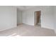Spacious bedroom featuring neutral colored walls and soft carpeting at 314 O'Malley Dr, Summerville, SC 29483