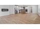 Bright, open-concept kitchen with stainless steel appliances and center island at 314 O'Malley Dr, Summerville, SC 29483