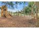 Well-equipped playground with wooden structures and swings set against a backdrop of trees at 314 O'Malley Dr, Summerville, SC 29483