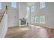 Bright living room features a fireplace, high ceilings and lots of natural light at 504 Sarno Way, Summerville, SC 29486