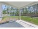 Screened-in patio, perfect for enjoying the outdoors with a backyard view at 504 Sarno Way, Summerville, SC 29486