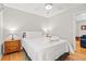 Bedroom with a ceiling fan and a window that allows for lots of natural light at 1025 Scaup Ct, Kiawah Island, SC 29455