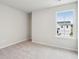 Light-filled bedroom featuring plush carpeting and a window overlooking the neighborhood at 108 Lefton Lndg, Summerville, SC 29485