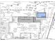 Close up lot survey showing proposed residence, a future pool and tree locations at 1479 Jeremy Cay Ct, Awendaw, SC 29429