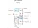 Hamlin floorplan showing the first floor layout with a fireplace and gourmet kitchen at 1754 Cultivation Ln # 513, Mount Pleasant, SC 29466