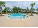 Community pool featuring lounge chairs and palm trees at 1754 Cultivation Ln # 513, Mount Pleasant, SC 29466