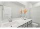 Bathroom featuring modern design, vanity, large mirror, and new fixtures at 1801 Sandybrook Dr, Mount Pleasant, SC 29466