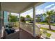 Inviting front porch featuring comfortable seating, picturesque views, and charming decor for relaxing outdoors at 1801 Sandybrook Dr, Mount Pleasant, SC 29466
