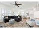 Open-concept living room flows into the kitchen, offering a seamless entertaining space at 1801 Sandybrook Dr, Mount Pleasant, SC 29466