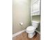 Bathroom featuring tiled floors and a toilet under storage at 188 Donning Dr, Summerville, SC 29483