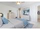 Bedroom with soft carpet and calming decor at 188 Donning Dr, Summerville, SC 29483