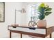Stylish desk with designer touches in a well-lit office at 188 Donning Dr, Summerville, SC 29483