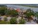 Aerial view of condos with water access, assigned parking, and green spaces for relaxation at 1919 Marsh Oak Ln, Seabrook Island, SC 29455