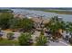 Aerial view of condos with water access, assigned parking, and green spaces for relaxation at 1919 Marsh Oak Ln, Seabrook Island, SC 29455