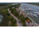 Scenic aerial view of waterfront homes with private boat docks on a picturesque waterway at 1919 Marsh Oak Ln, Seabrook Island, SC 29455