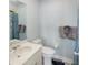 Light and airy bathroom with coastal decor and a vanity with great storage space at 1919 Marsh Oak Ln, Seabrook Island, SC 29455