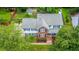 Birds eye view of the property showing the house and surrounding trees and yard at 2026 Thornhill Dr, Summerville, SC 29485