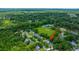 Community aerial view showing the home nestled in a wooded neighborhood with mature trees and community green spaces at 2026 Thornhill Dr, Summerville, SC 29485
