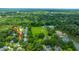 Neighborhood aerial showcasing a house and surrounding green trees with lake access at 2026 Thornhill Dr, Summerville, SC 29485