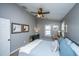 Inviting bedroom featuring hardwood floors and natural light, creating a relaxing space at 2026 Thornhill Dr, Summerville, SC 29485