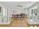Elegant dining room with a classic table setting, stylish chairs, and beautiful decor, perfect for entertaining guests at 2142 Golfview Dr, Charleston, SC 29412