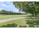 Picturesque golf course featuring lush green grass and tree-lined path under a blue sky at 2142 Golfview Dr, Charleston, SC 29412