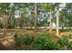 View of a hammock nestled among the trees with views of the water beyond at 2217 Ramsay St, Charleston, SC 29412