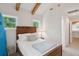 Bedroom featuring a bed, exposed beams, and an abundance of light at 2217 Ramsay St, Charleston, SC 29412