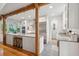 Modern kitchen with stainless steel appliances, granite countertops, and barstool seating at 2217 Ramsay St, Charleston, SC 29412