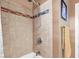 Bathroom featuring shower with tile accents and neutral colors, providing a clean and inviting atmosphere at 2631 Ridgewood Ave, Charleston, SC 29414