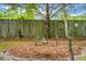 Backyard featuring decorative details and birdhouses against a backdrop of lush greenery and a wooden fence at 427 Grape Arbor Drive Dr, Summerville, SC 29486