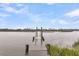 A private boat dock for boating and peaceful water access with scenic nature views at 4352 Park Island Rd, Hollywood, SC 29449