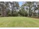 Expansive, well-manicured lawn surrounded by mature trees, offering privacy at 4352 Park Island Rd, Hollywood, SC 29449