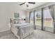 Tranquil bedroom with large windows offering ample natural light at 513 Sea Foam St, Summerville, SC 29486