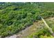 Aerial view of the lush, green surroundings shows the natural beauty and serene setting at 6464 Saint Anthony Dr, Meggett, SC 29449
