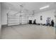 Spacious two-car garage with epoxy floors, garage door openers and ample storage at 711 Blueway Ave, Summerville, SC 29486