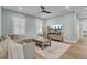 Inviting living room features a comfortable sofa and wooden coffee table, perfect for relaxing at 711 Blueway Ave, Summerville, SC 29486